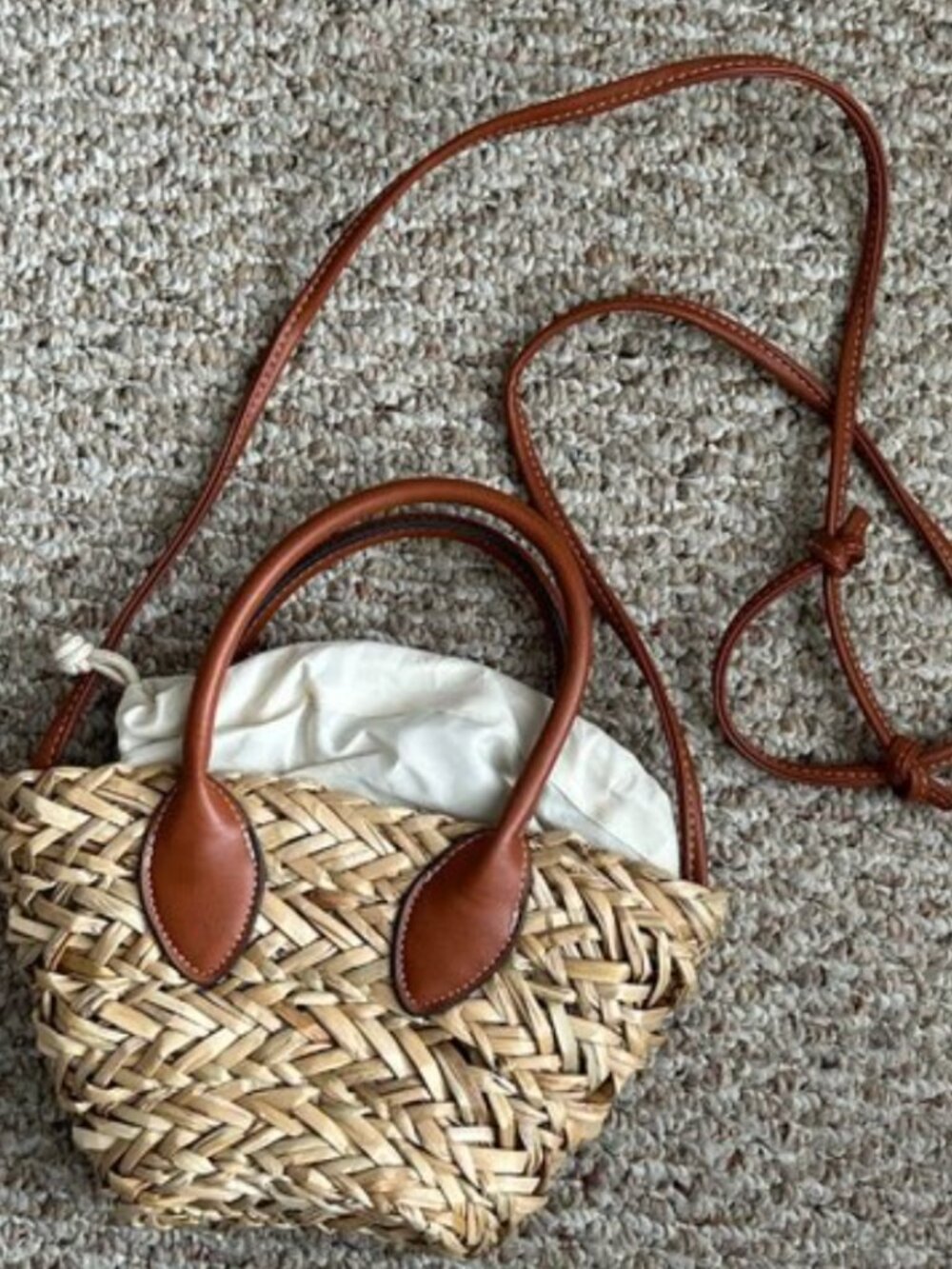 Zara Cross-body Straw bag - Picture 3 of 3